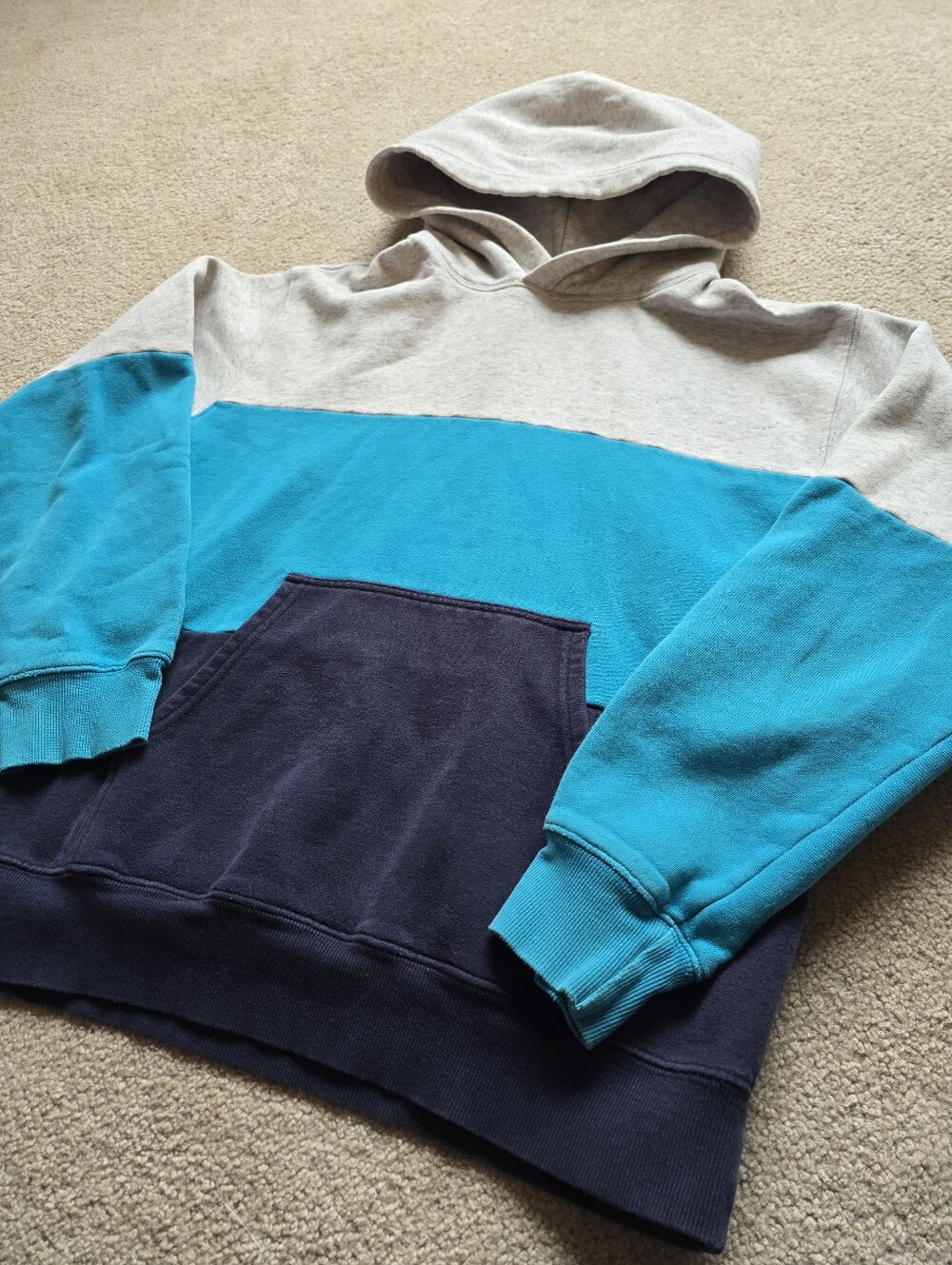 Aritzia Tna Colorblock Hoodie Oversized Size Small Medium